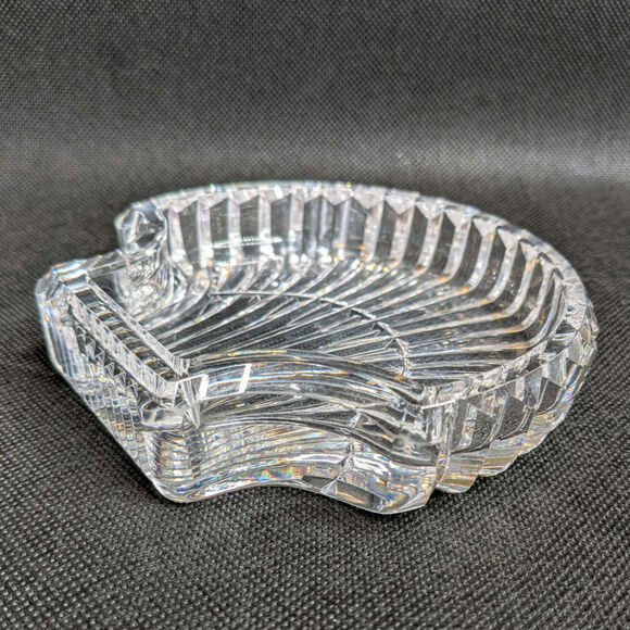 Waterford Shell Vanity Crystal Dish Signed - Excellent Condition - Picture 2 of 6